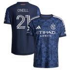 Aiden O’Neill New York City FC 2026 The All Nations Kit On-Field Patch Jersey - Blue