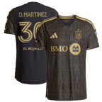 David Martínez LAFC 2026 Primary Kit On-Field Patch Jersey - Black