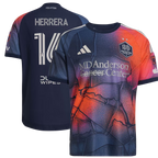Héctor Herrera Houston Dynamo FC 2026 Mission Control On-Field Patch Jersey - Blue