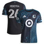 Joaquín Pereyra Minnesota United FC 2026 The Decade Kit On-Field  Patch Jersey - Black