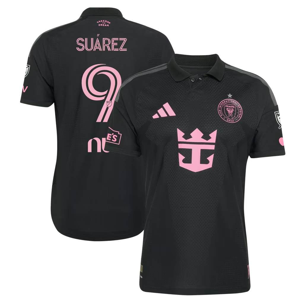 Luis Suárez Inter Miami CF 2026 Presagio On-Field  Patch Jersey - Black