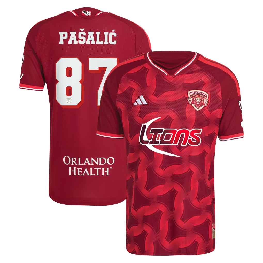 Marco Pašalić Orlando City SC 2026 Archive On-Field Jersey - Red