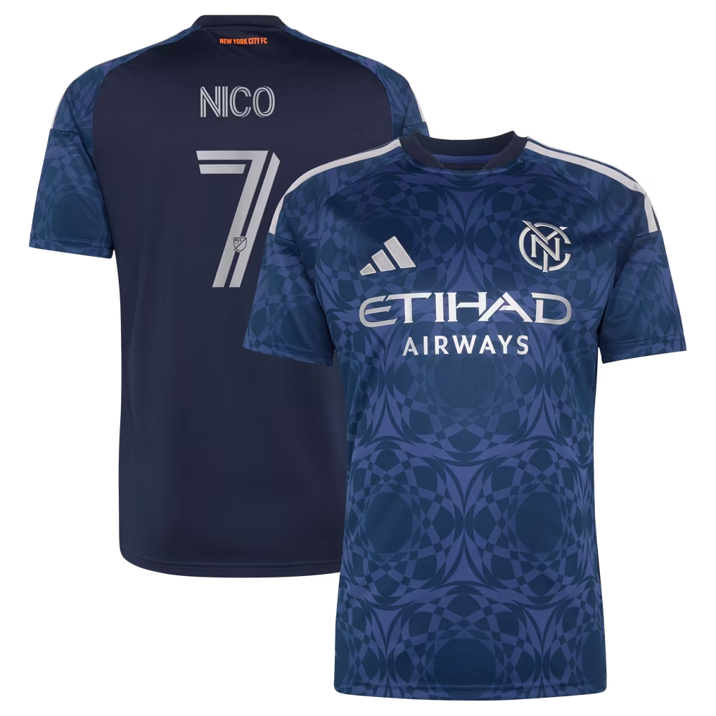 Nicolás Fernández Mercau New York City FC 2026 The All Nations Kit Jersey - Blue