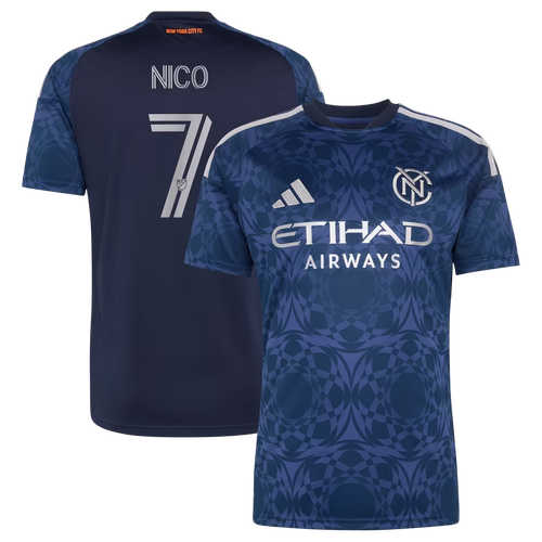 Nicolás Fernández Mercau New York City FC 2026 The All Nations Kit Jersey - Blue