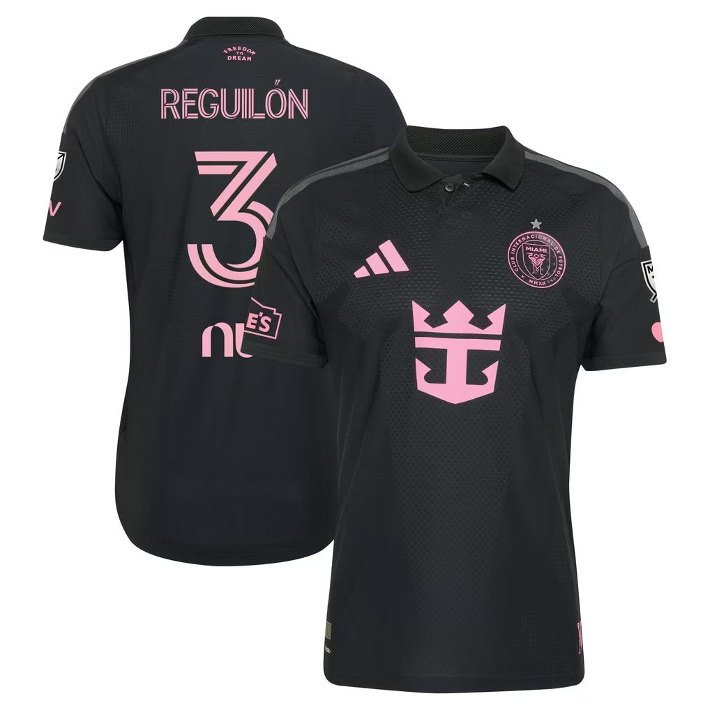 Sergio Reguilón Inter Miami CF 2026 Presagio On-Field Patch Jersey - Black