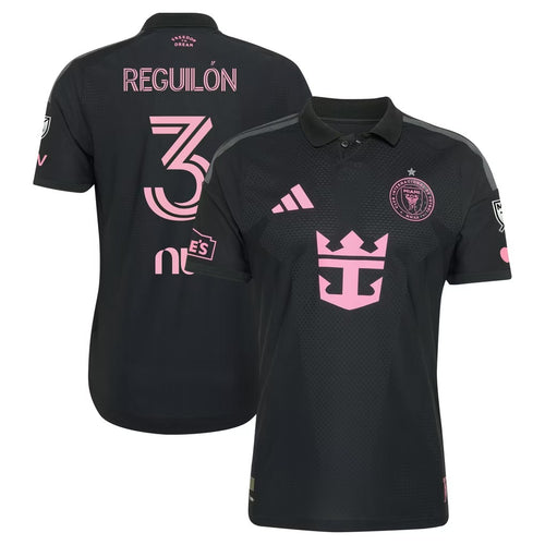 Sergio Reguilón Inter Miami CF 2026 Presagio On-Field Patch Jersey - Black