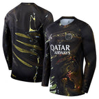 Paris Saint-Germain 2025/26 Stadium Long Sleeve Jersey - Black