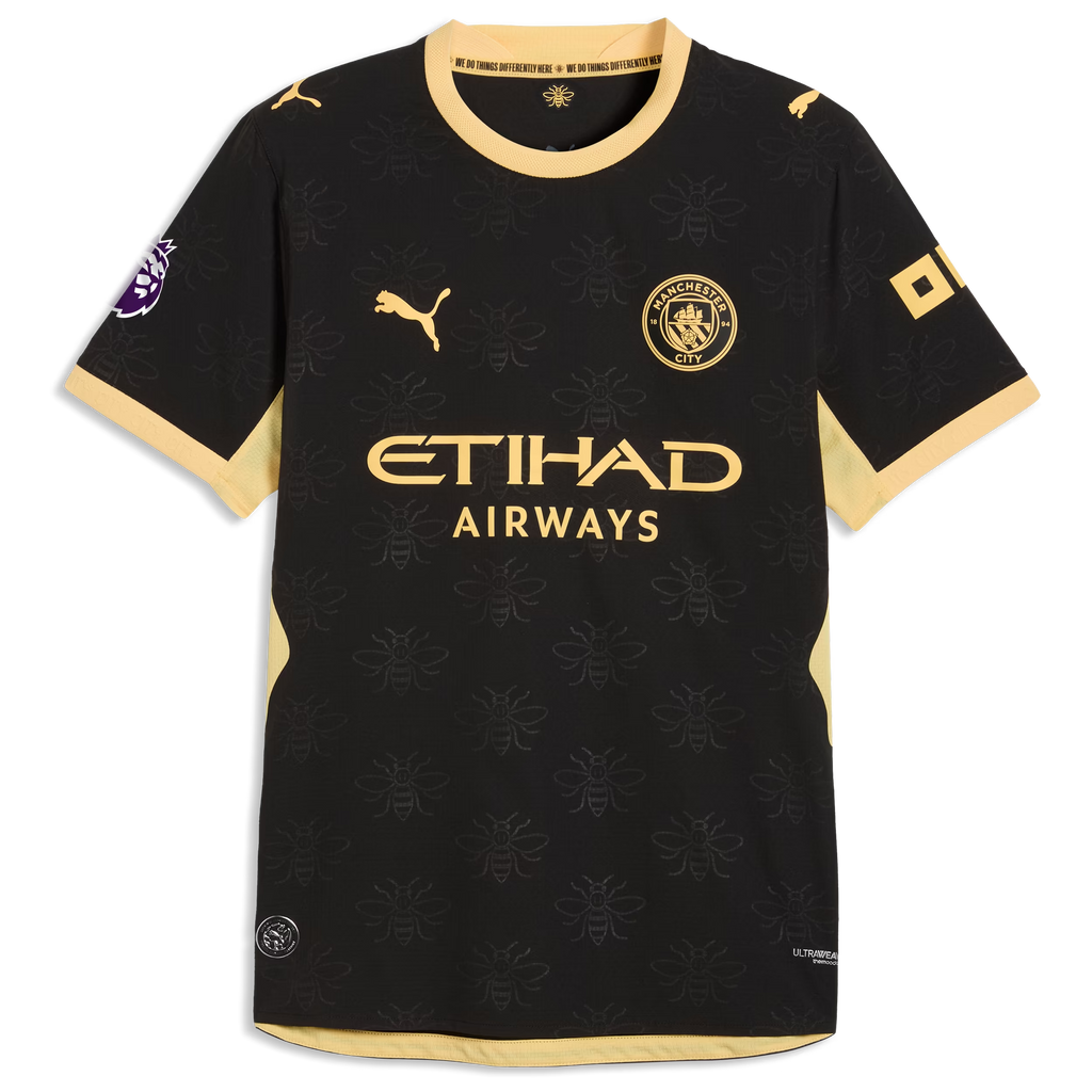 Erling Haaland Manchester City 2026/27 Away On-Field Jersey - Black