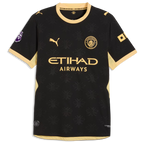 Erling Haaland Manchester City 2026/27 Away On-Field Jersey - Black