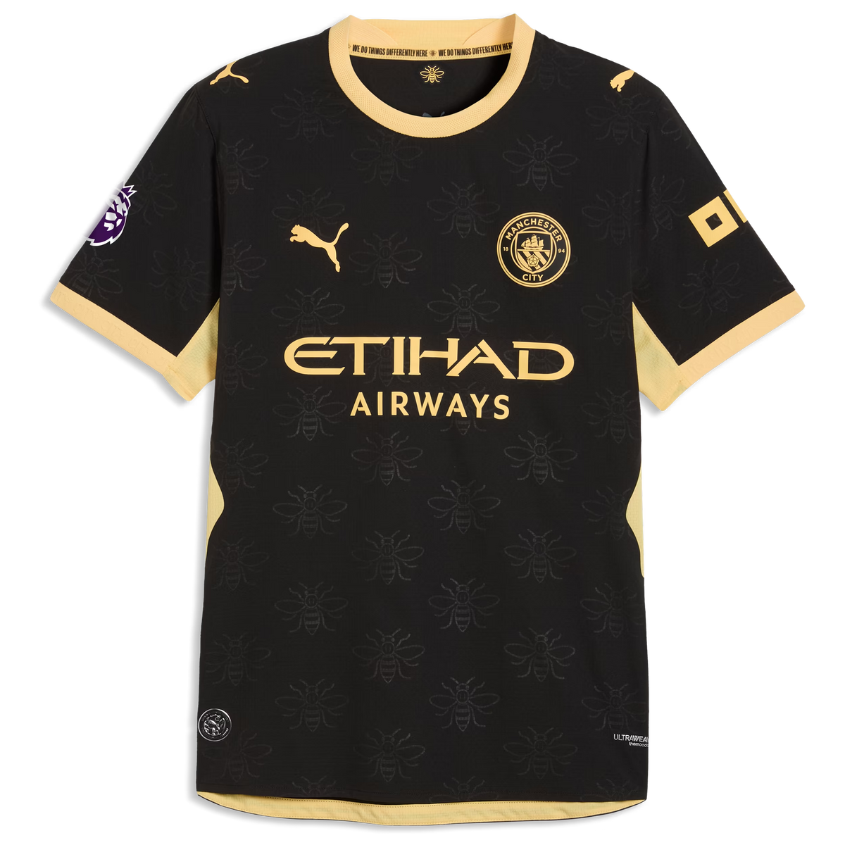 Erling Haaland Manchester City 2026/27 Away On-Field Jersey - Black