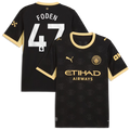 Phil Foden Manchester City 2026/27 Away Jersey - Black