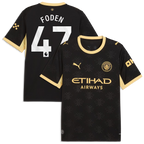 Phil Foden Manchester City 2026/27 Away Jersey - Black