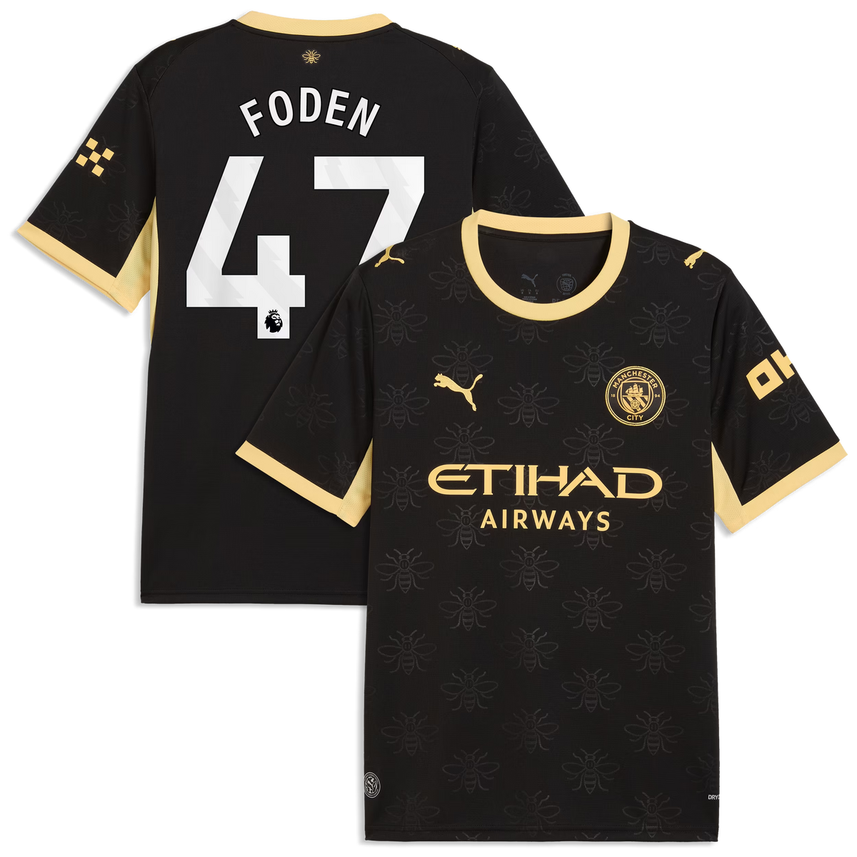 Phil Foden Manchester City 2026/27 Away Jersey - Black