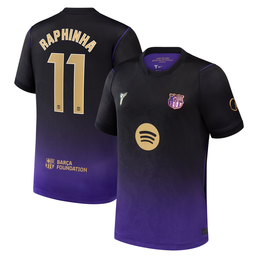 Raphinha Barcelona 2026/27 Away Stadium Jersey - Purple