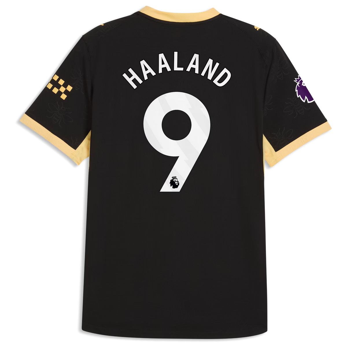 Erling Haaland Manchester City 2026/27 Away On-Field Jersey - Black