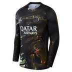 Paris Saint-Germain 2025/26 Stadium Long Sleeve Jersey - Black