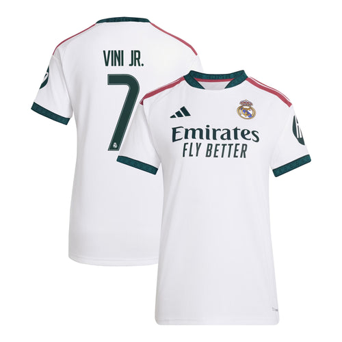 Vini Jr. Real Madrid Women's 2026/27 Home Jersey - White