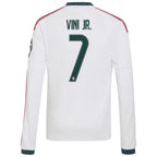 Vini Jr. Real Madrid  Youth 2026/27 Home  Long Sleeve Jersey - White