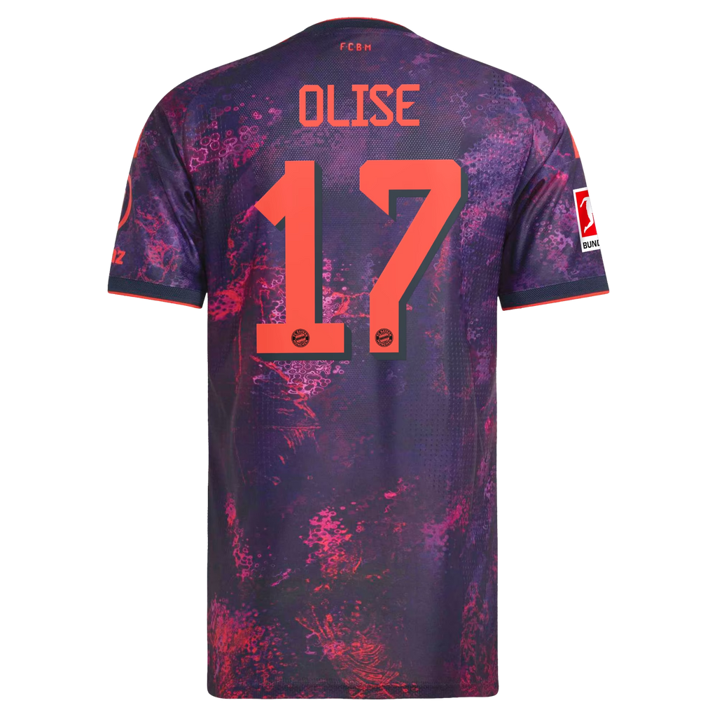 Michael Olise Bayern Munich 2026/27 Third On-Field Jersey - Purple