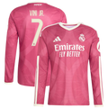 Vini Jr. Real Madrid 2026/27 Third Long Sleeve Jersey - Pink
