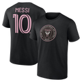 Messi Inter Miami CF Stack Name & Number T-Shirt - Black