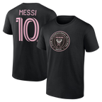 Messi Inter Miami CF Stack Name & Number T-Shirt - Black