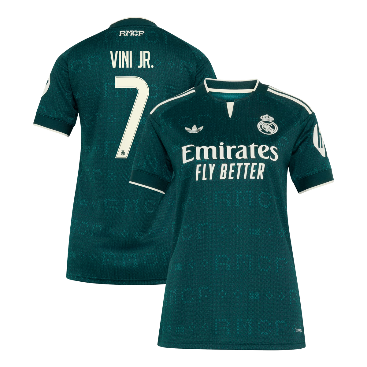 Vini Jr. Real Madrid Women's 2026/27 Away Jersey - Green