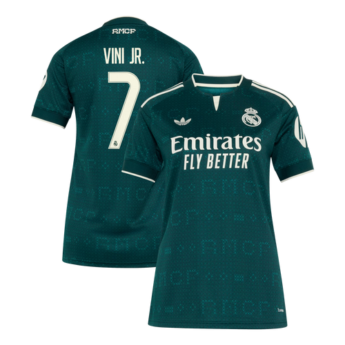 Vini Jr. Real Madrid Women's 2026/27 Away Jersey - Green