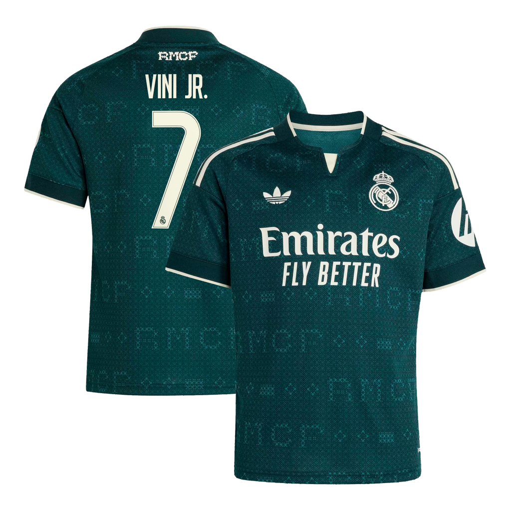 Vini Jr. Real Madrid 2026/27 Away Jersey - Green