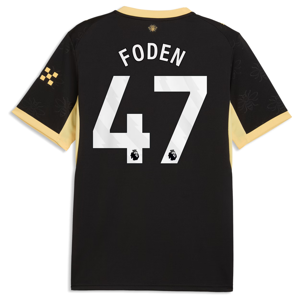 Phil Foden Manchester City 2026/27 Away Jersey - Black