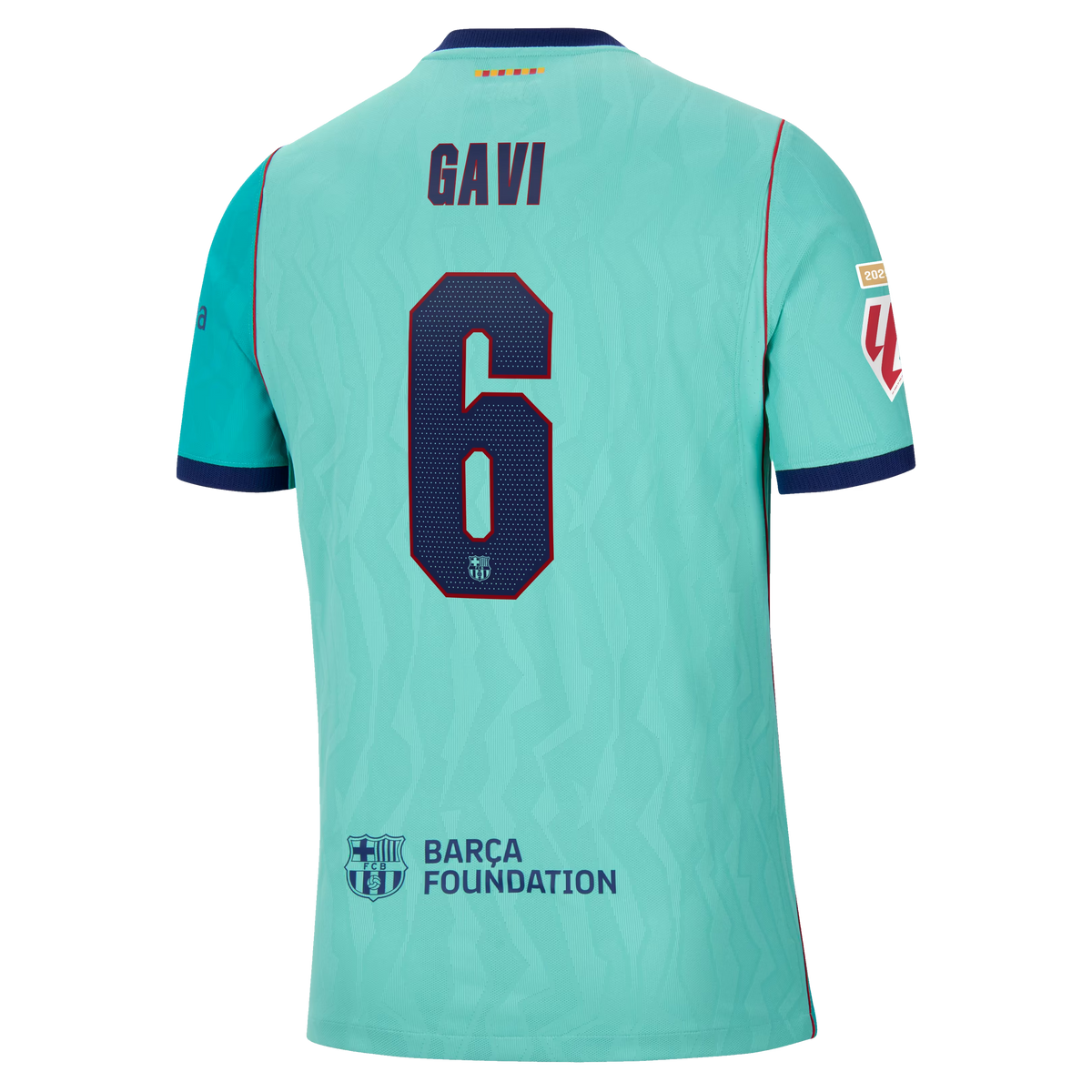 Gavi Barcelona 2026/27 Third Match Jersey - Turquoise