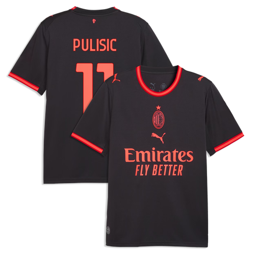 Christian Pulisic AC Milan 2026/27 Third Jersey - Gray