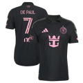 Rodrigo De Paul Inter Miami CF 2026 Presagio On-Field  Patch Jersey - Black