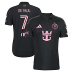 Rodrigo De Paul Inter Miami CF 2026 Presagio On-Field  Patch Jersey - Black