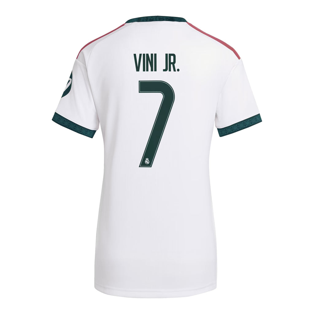 Vini Jr. Real Madrid Women's 2026/27 Home Jersey - White