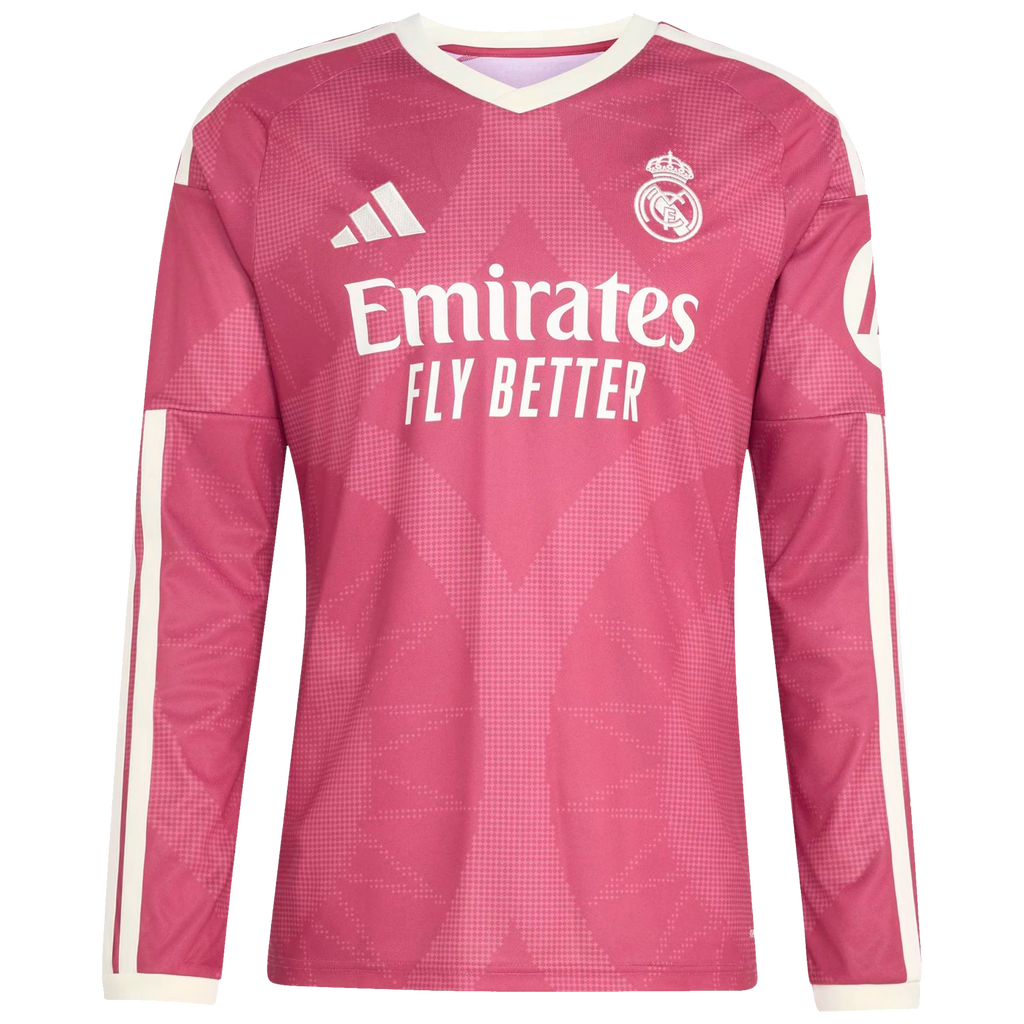 Vini Jr. Real Madrid 2026/27 Third Long Sleeve Jersey - Pink