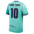 Lamine Yamal Barcelona 2026/27 Third Stadium Jersey - Turquoise