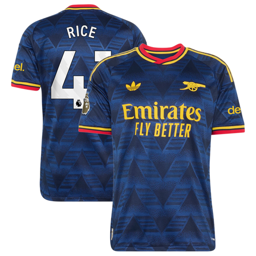 Declan Rice Arsenal 2026/27 Away On-Field Jersey - Navy