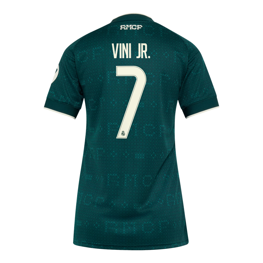 Vini Jr. Real Madrid Women's 2026/27 Away Jersey - Green