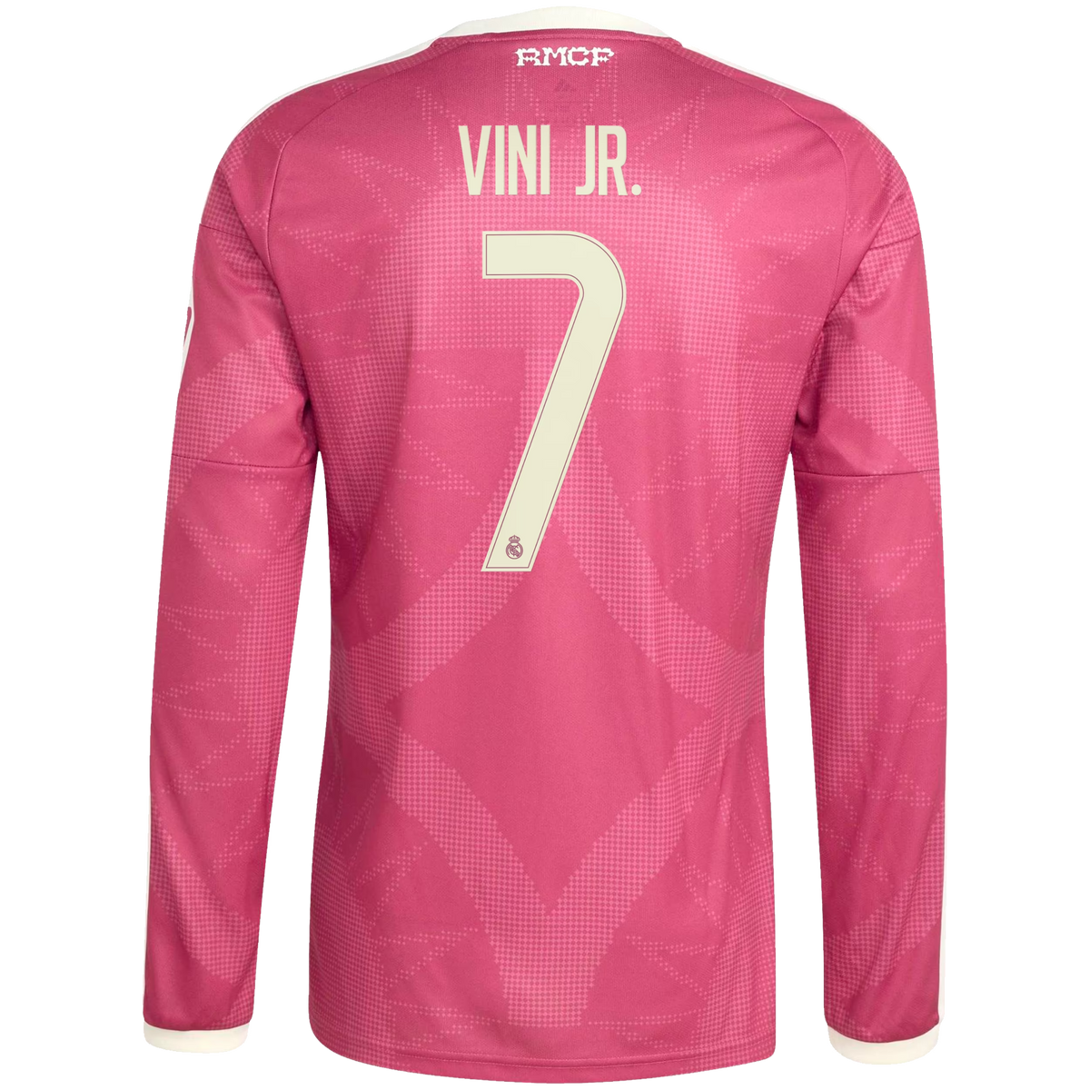 Vini Jr. Real Madrid 2026/27 Third Long Sleeve Jersey - Pink