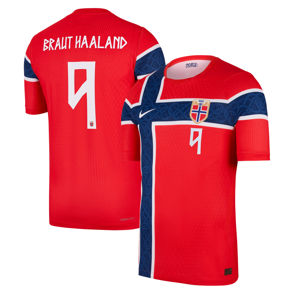 Erling Haaland Norway National Team 2026 Home Match Jersey - Red