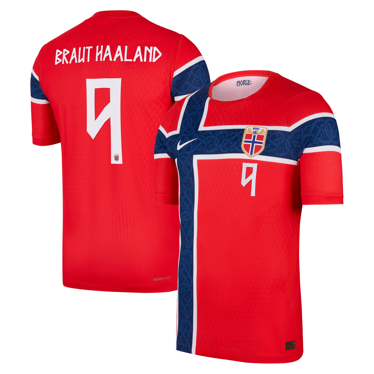 Erling Haaland Norway National Team 2026 Home Match Jersey - Red