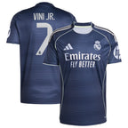 Vini Jr. Real Madrid 2025/26 Away Player Jersey - Blue