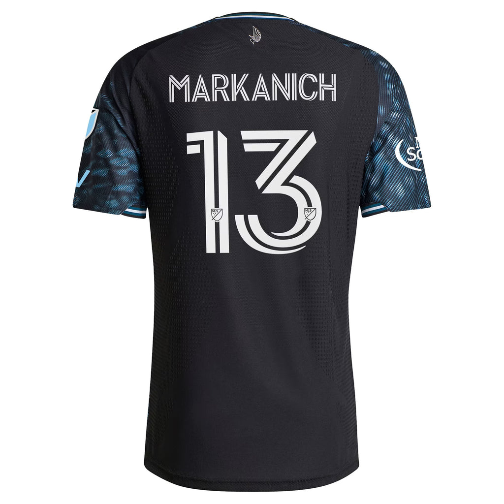 Anthony Markanich Minnesota United FC 2026 The Decade Kit On-Field Patch Jersey - Black