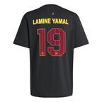 Lamine Yamal Spain National Team Name & Number T-Shirt - Black