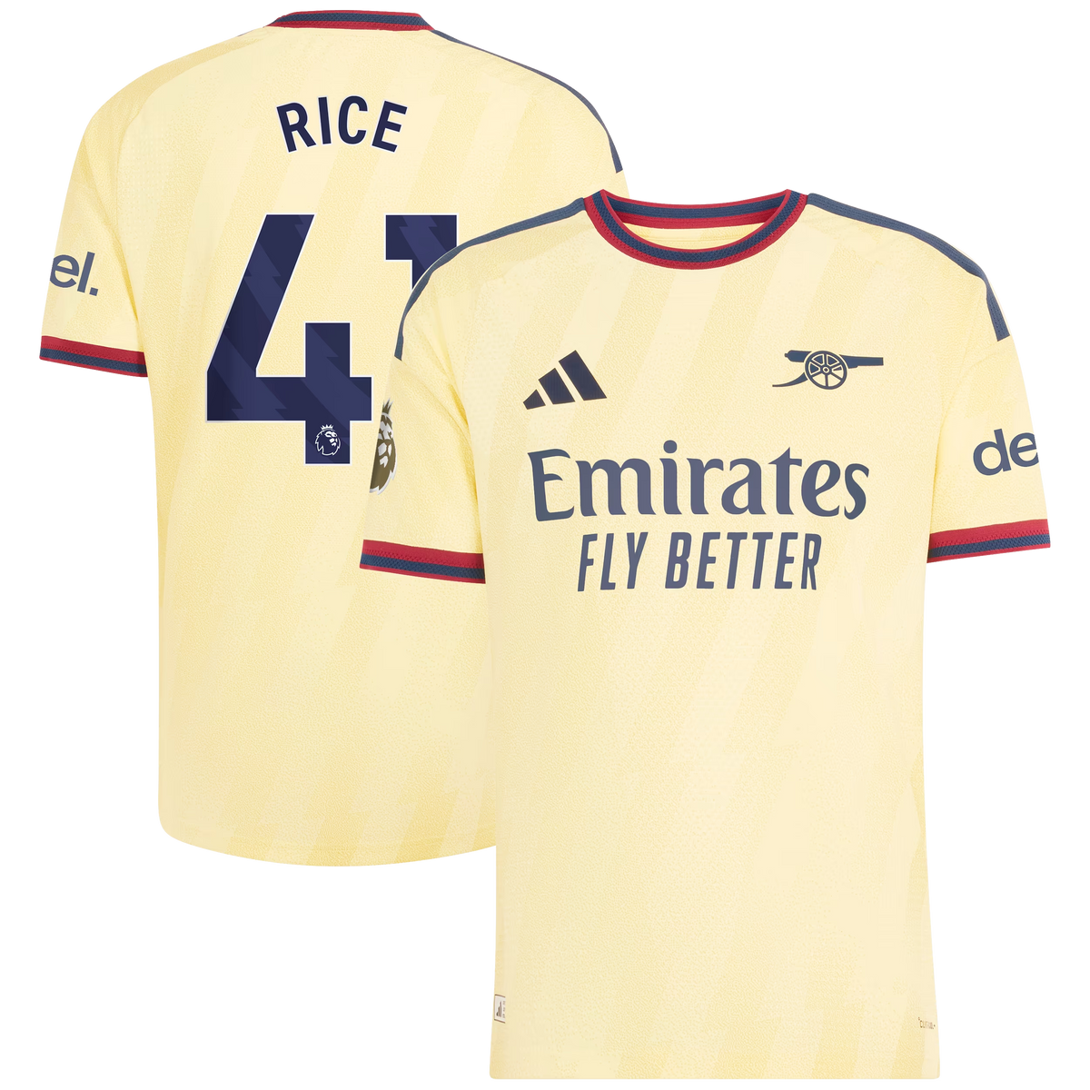 Declan Rice Arsenal 2026/27 Third On-Field Jersey - Yellow