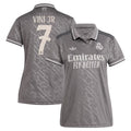 Vini Jr. Real Madrid Originals Women's 2024/25 Third  Player Jersey - Charcoal
