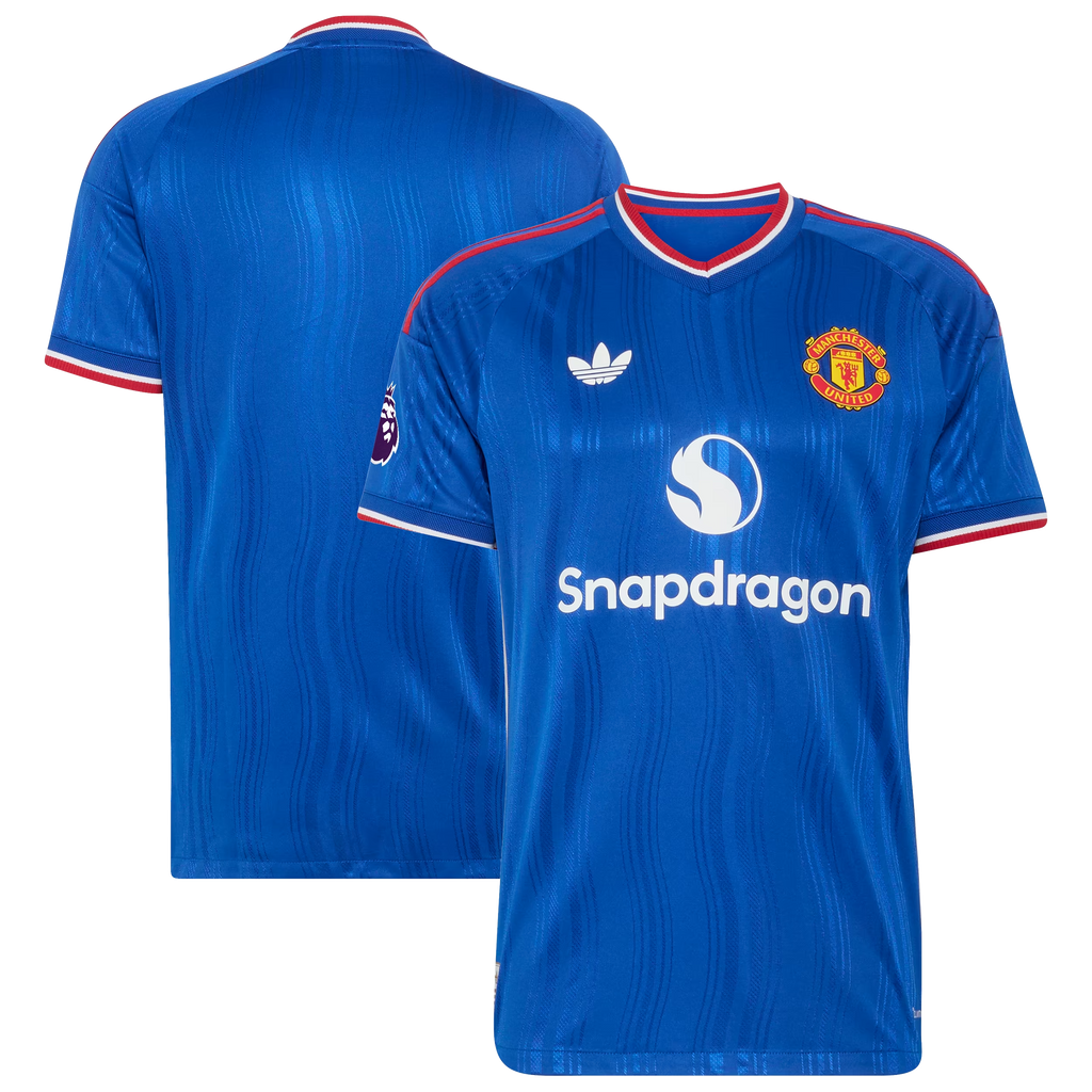 Manchester United 2026/27 Away On-Field  Patch Jersey - Royal