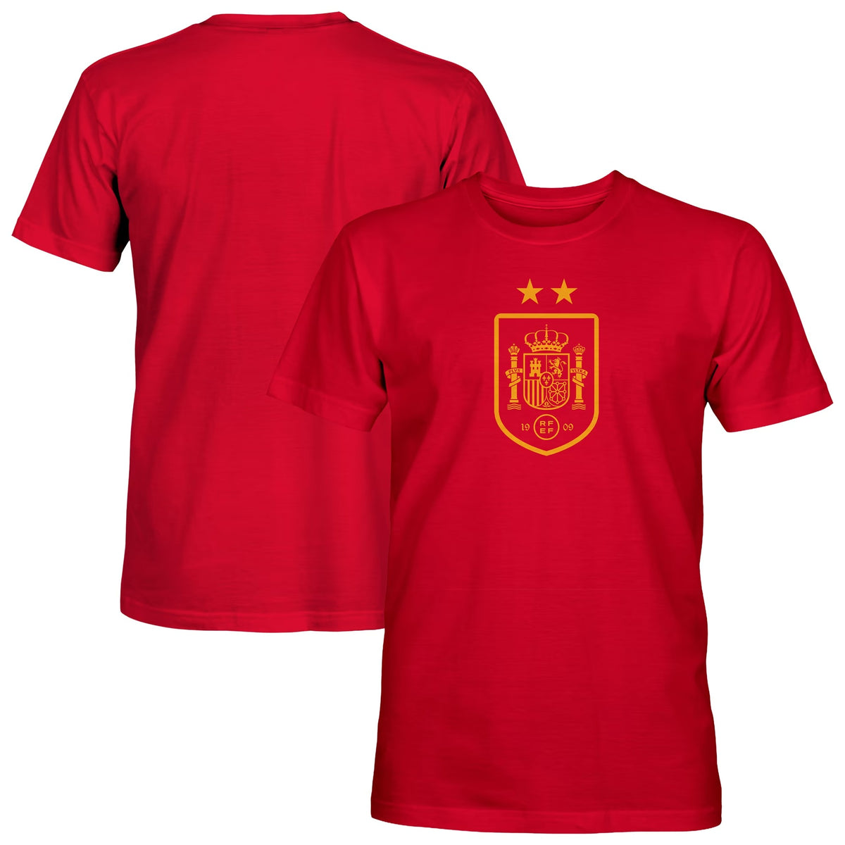 Spain National Team  Mono Badge T-Shirt - Red