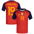 Lamine Yamal Spain National Team 2026 FIFA World Cup Champions Jersey - Red